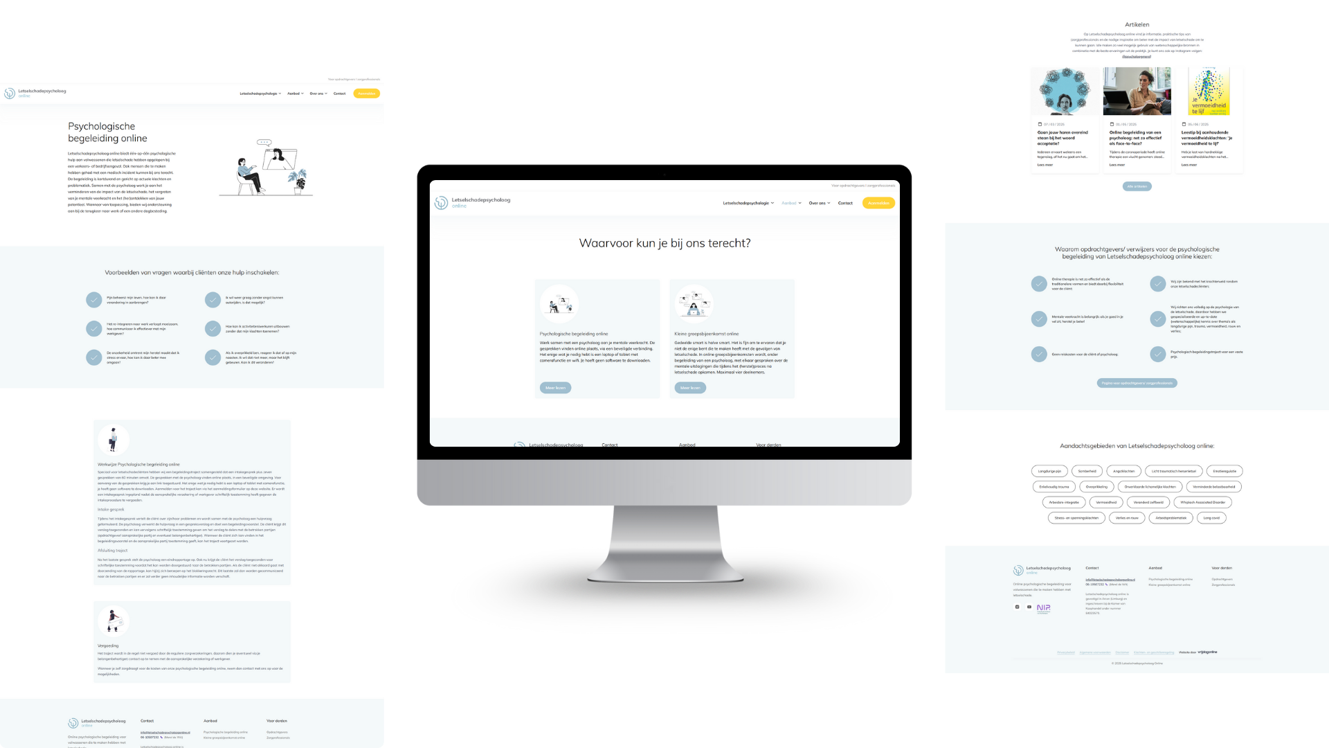 Letselschadepsycholoog Online Overzicht Nieuwe Umbraco Website