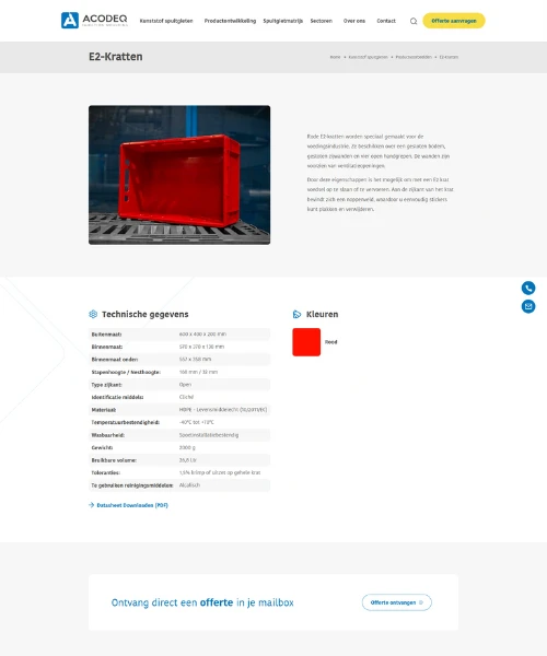 Overzichtelijke Product Presentatie