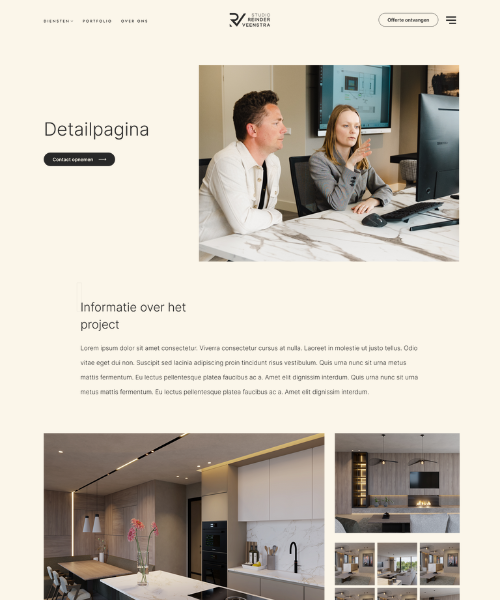 Conversie Website Reinder Veenstra Umbraco Cms