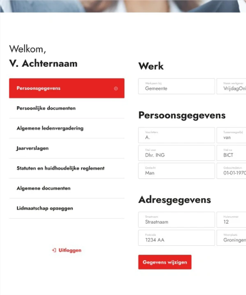 Mijn Omgeving Leden Pdo Cmhf Umbraco Cms