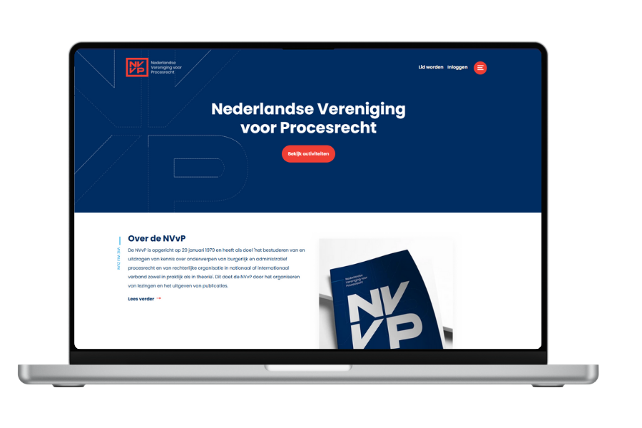 Website Nederlandse Vereniging Procesrecht