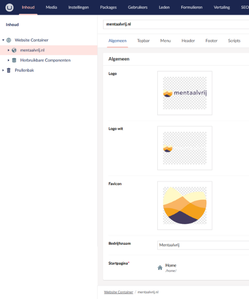 Eenvoudig Website Beheer Mentaalvrij Umbraco Cms