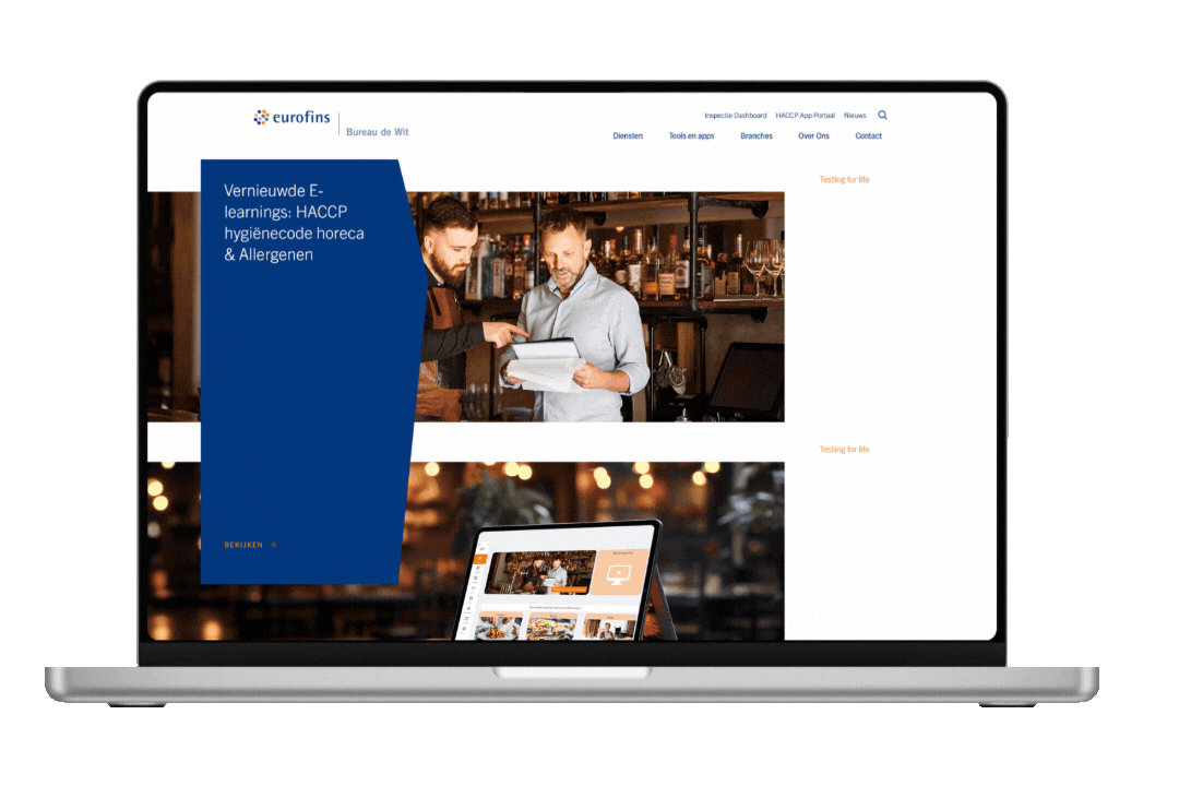 Website Bureau De Wit Voorbeeld