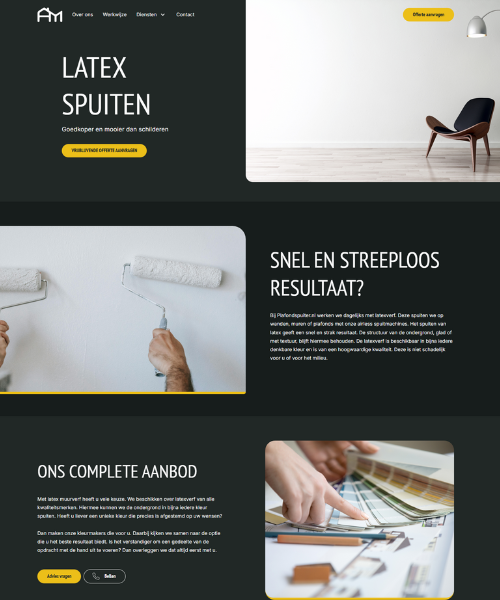 Professionele Moderne Website Zonder Afleiding Umbraco