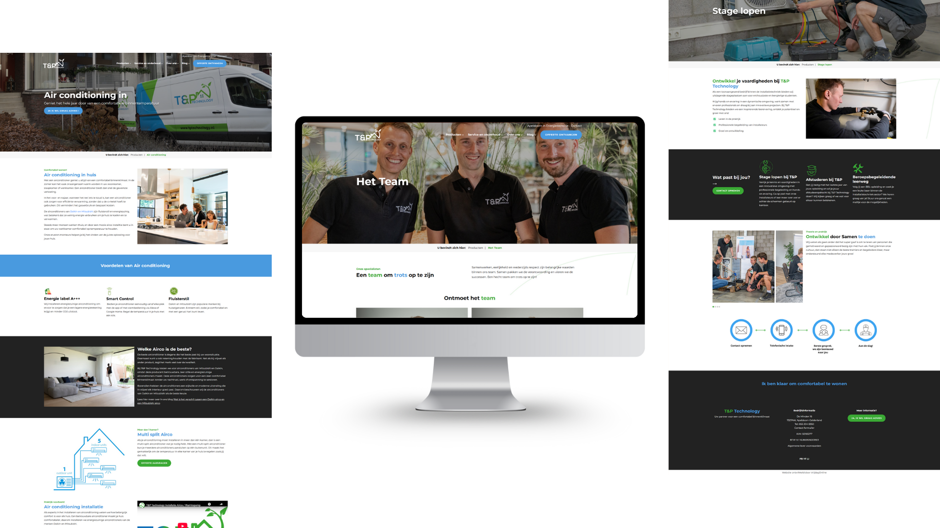 Overzicht Website Tp Technology Umbraco