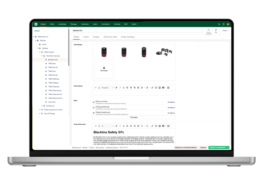 Flexibele Umbraco Website Basystemen
