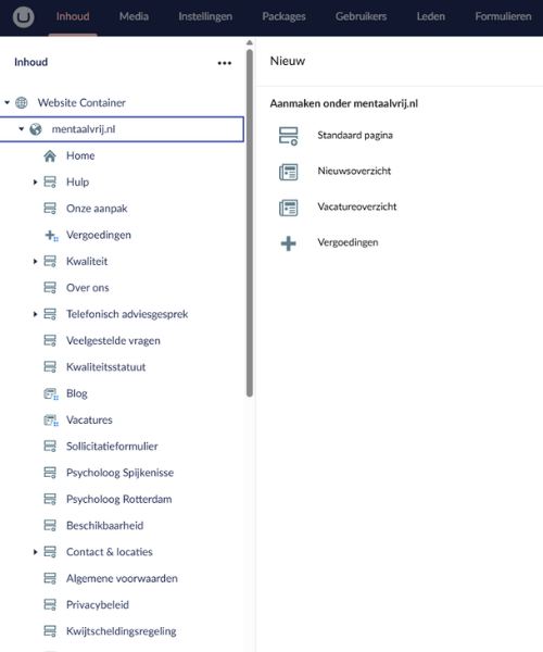 Flexible Templates Umbraco Cms Mentaalvrij
