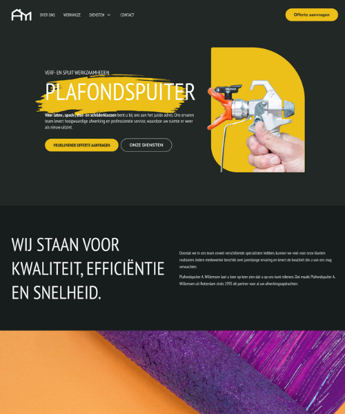 Strakke Lettertypes Opvallende Cta Umbraco Website