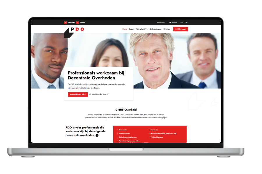 Ledenportaal Umbraco Cms Website Pdo Cmhf
