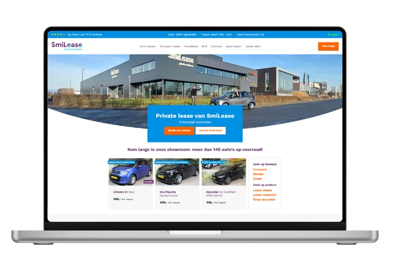 Leadgenerator Umbraco Website Smilease