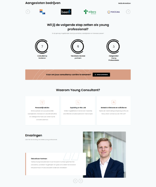 Strak Design Umbraco Website Youngconsultant