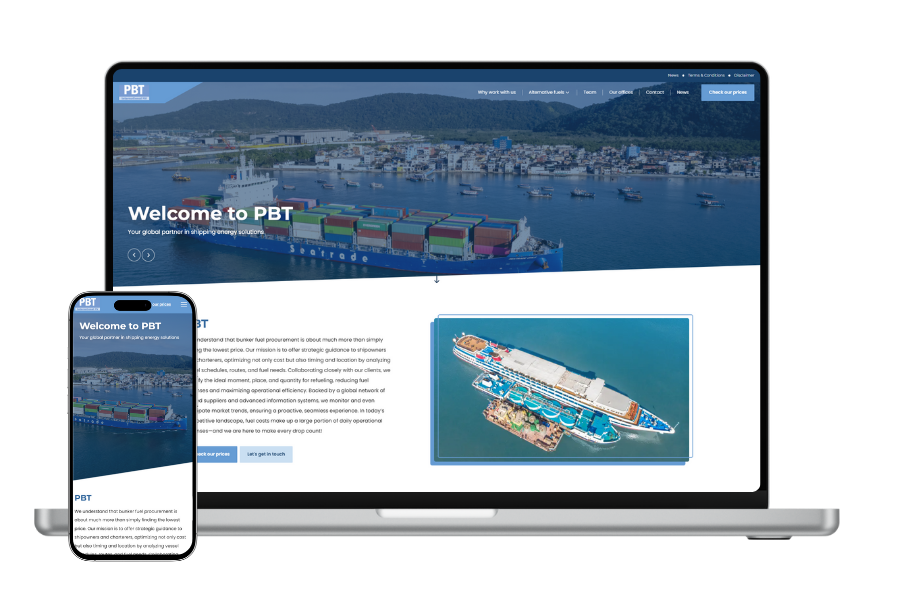 Pbt International Website Umbraco CMS