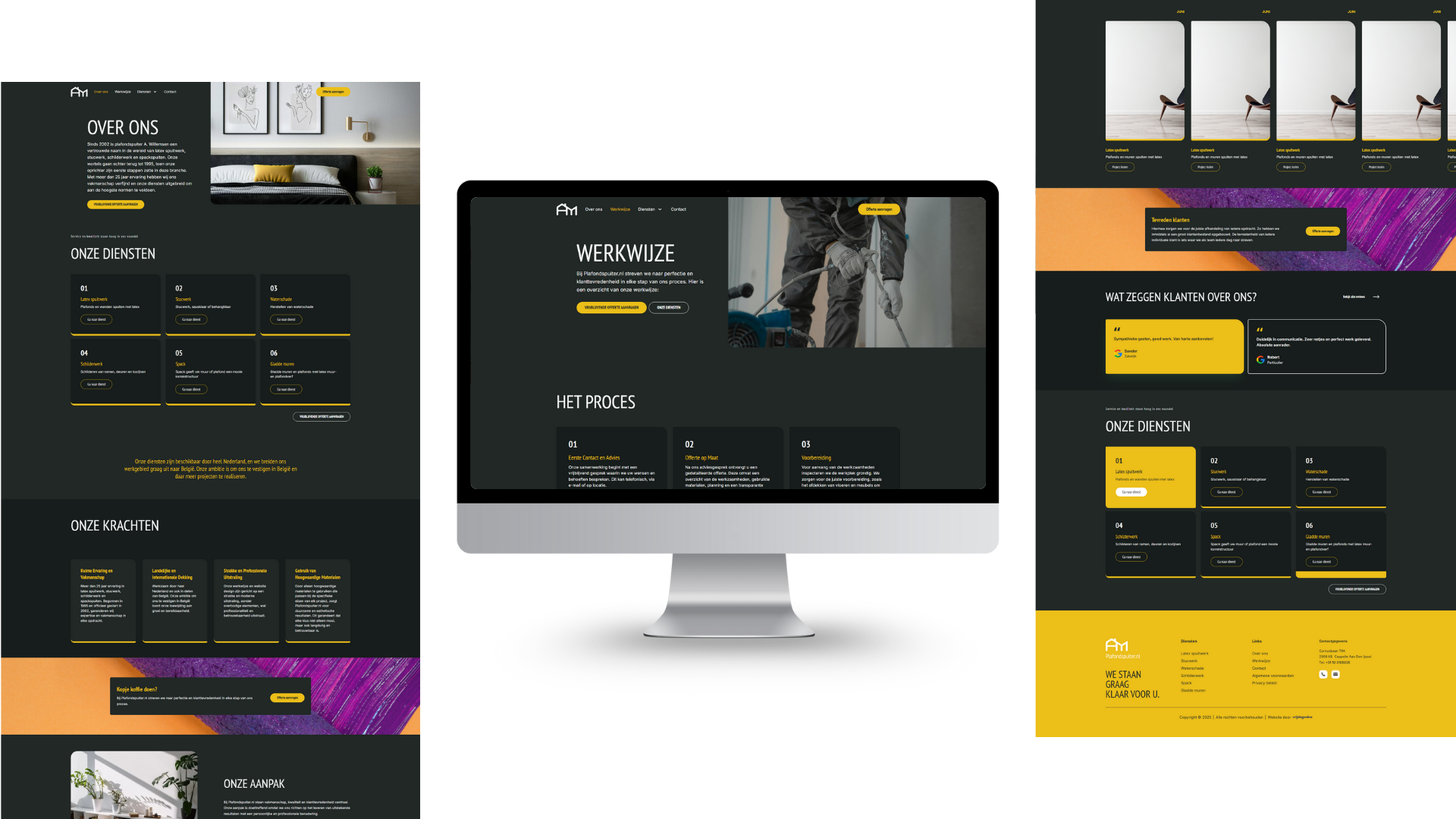 Plafondspuiter Overzicht Nieuwe Umbraco Website