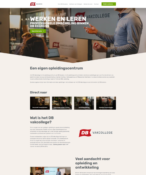 Sterke Employer Branding Db Keukens Umbraco Cms