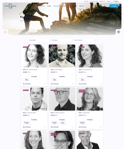 Filterbare Psychologen Pagina's