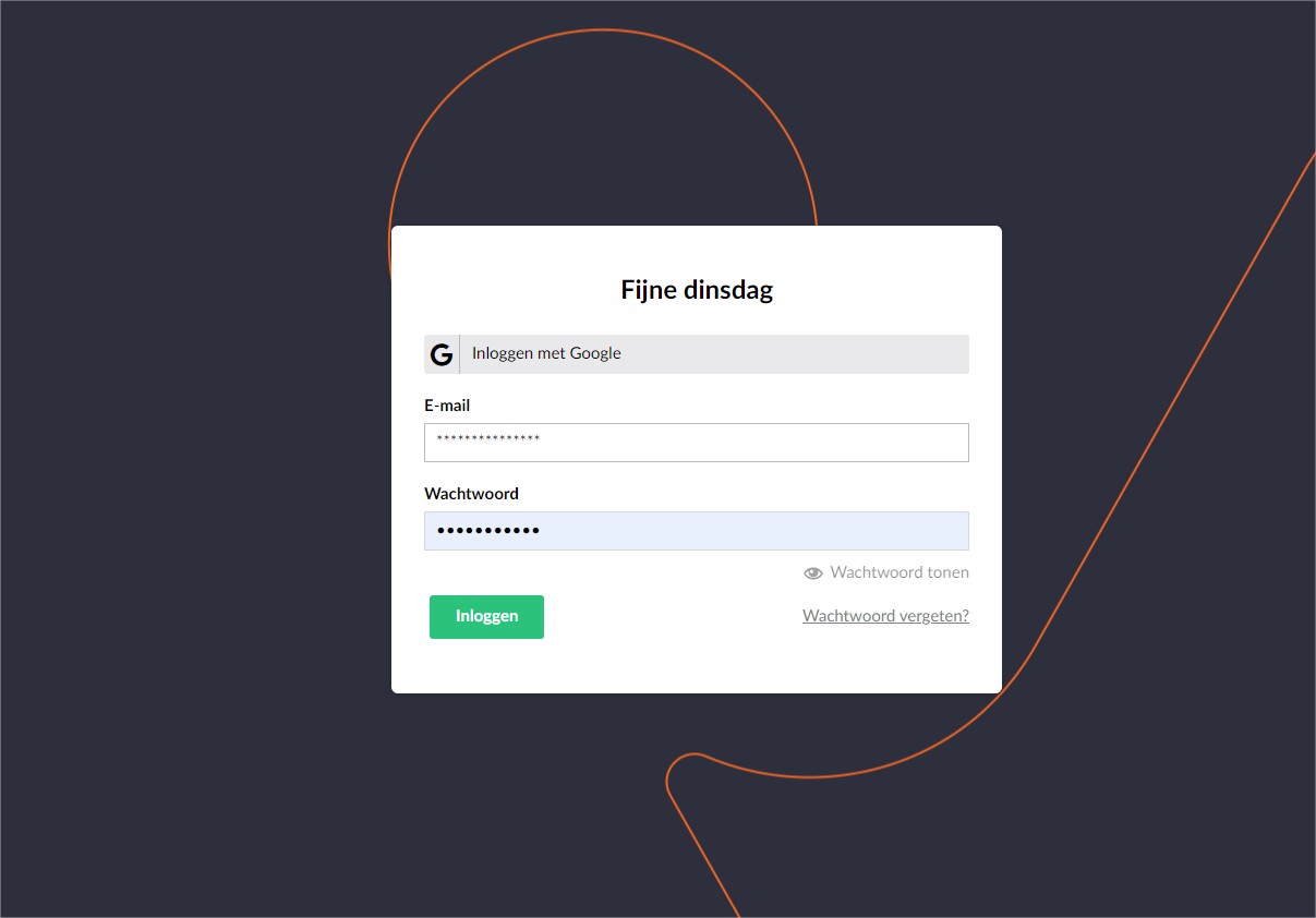 Inlogscherm Van Umbraco