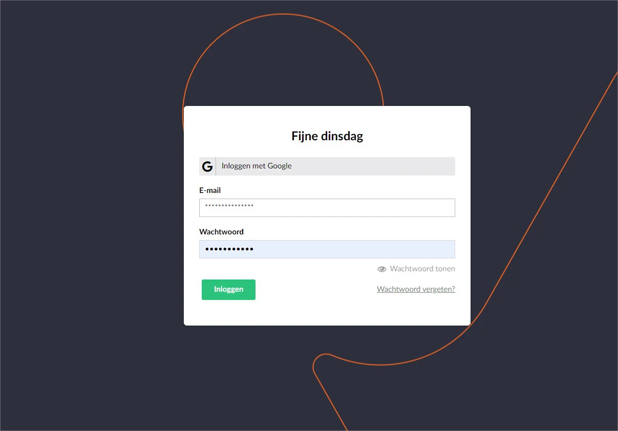 Inlogscherm Van Umbraco