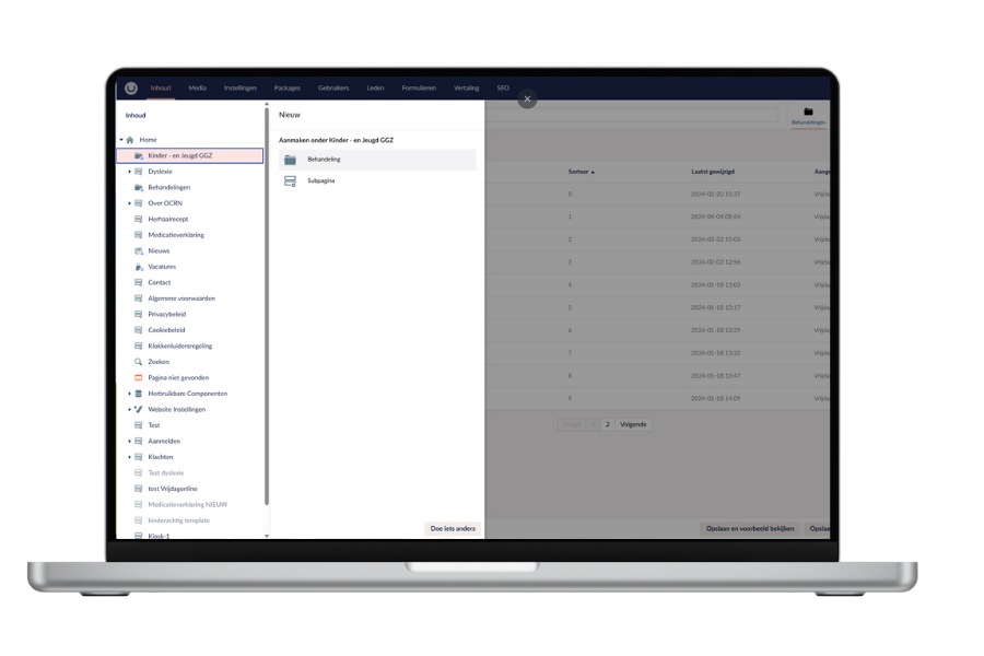 Umbraco Gebruikersgemak Ocrn Beheren