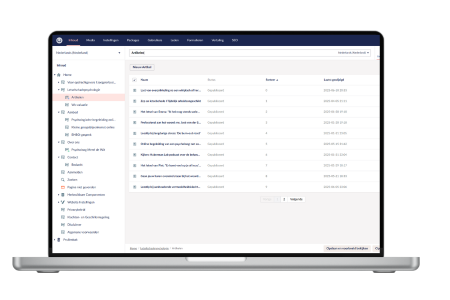 Umbraco Cms Toegankelijke Website Vrijdagonline