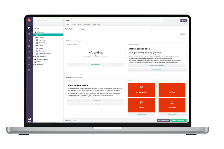 Umbraco Cms Website Sab Electro