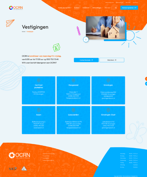 Visueel Ontwerp Website Ocrn Umbraco Cms