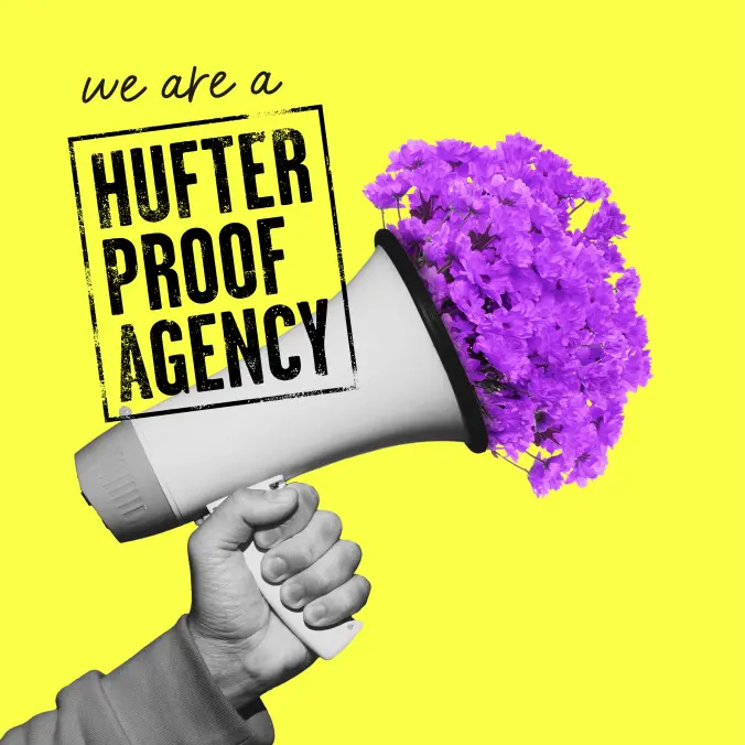 Hufterproof Agency Social Post We Are 2 (1)