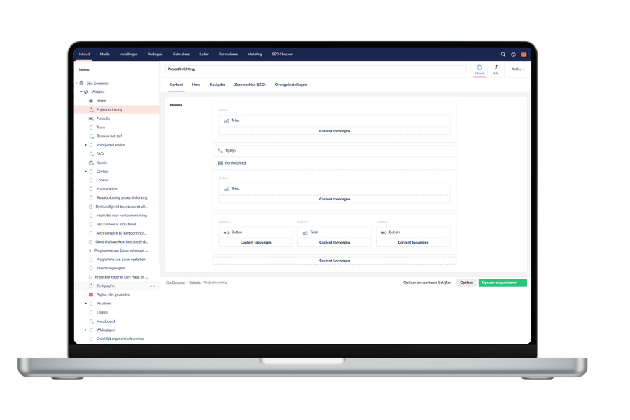 Umbraco Beheer Website Profile Project