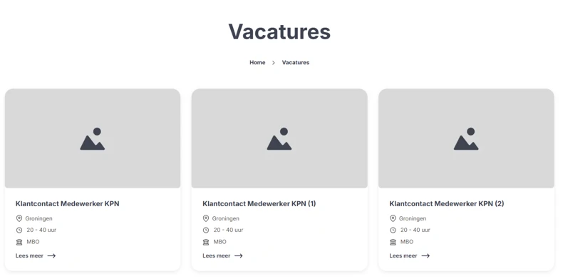 Vacatures Module