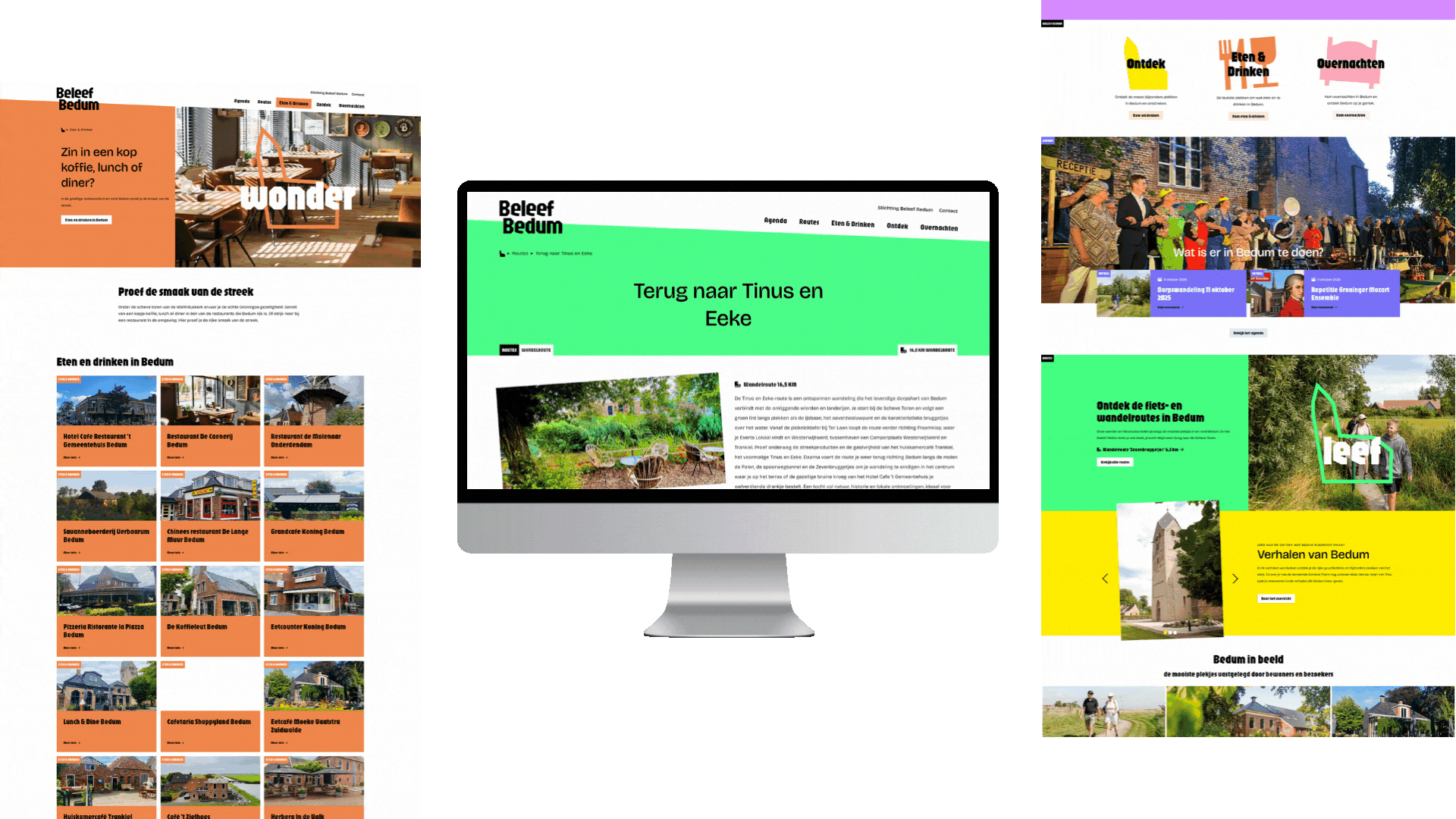 Beleef Bedum website mobielvriendelijk en responsive