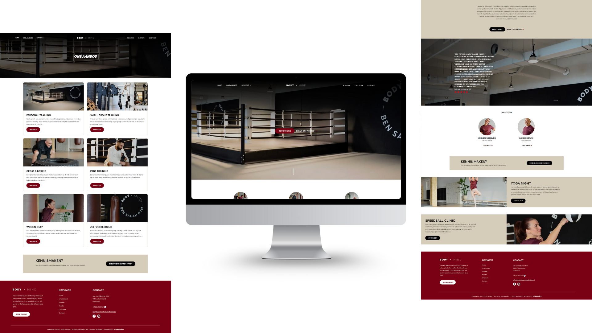 Body Mind Overzicht Nieuwe Umbraco Website