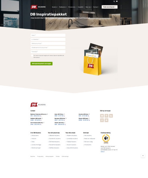 Flexibele Actiepagina Db Keukens Umbraco Cms